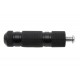 Black Knurled Four Grooved Shifter Peg 21-0341