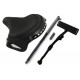 Black Leather Deluxe Solo Seat Kit 47-0783
