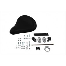 Black Leather Solo Seat With Mount Kit 47-0120