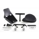 Black Leather Solo Seat With Mount Kit 47-0549