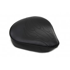 Black Solo Seat with Flame Stitch Large 47-0060