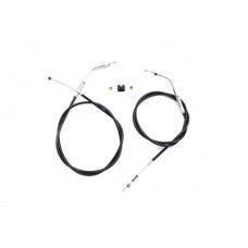 Black Throttle and Idle Cable Set with 36.81