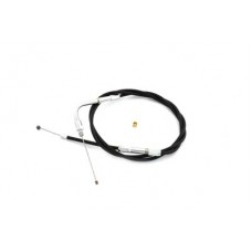 Black Throttle Cable with 46
