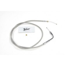 Braided Stainless Steel Throttle Cable with 45