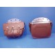 Brown Leather Replica Saddlebag Set 48-3144