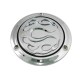 Chrome 3-Hole Flame Derby Cover 42-0470