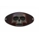 Chrome Cateye LED Tail Lamp Skull Style 33-0031