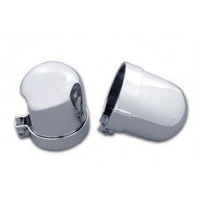Chrome Dome Style Shock Cover Set 54-0154