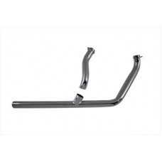 Chrome Exhaust Header Kit for Kick or Electric 29-0146