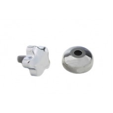 Chrome Fork Damper Knob with Cover 24-0207
