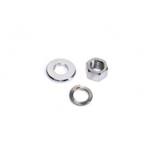 Chrome Front Axle Nut and Washer Kit 44-0599