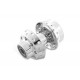 Chrome Front Wheel Hub with 25mm Bearings 45-0785