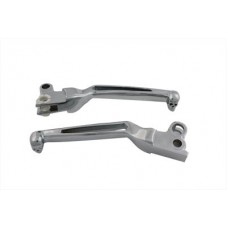 Chrome Hand Lever Set with Skull Ends 26-2111