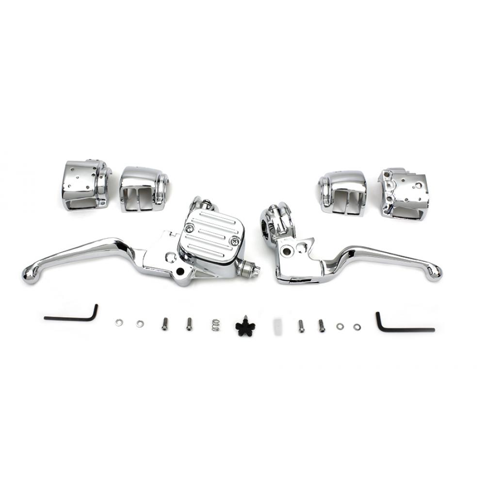 Chrome Handlebar Control Kit 220877 Vital VTwin Cycles