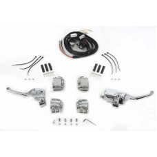 Chrome Handlebar Control Kit with Switches 26-0411