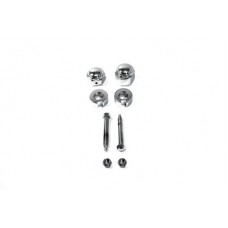 Chrome Rear Axle Adjuster and Nut Kit 44-0634