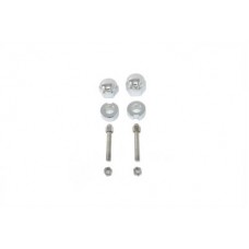 Chrome Rear Axle Adjuster and Nut Kit 44-0635