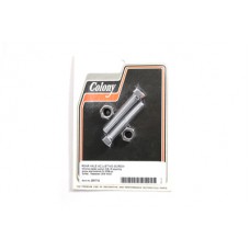 Chrome Rear Axle Adjuster Screw and Lock Nut Kit 2517-2