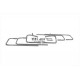 Chrome Saddlebag Guard Kit 49-2508