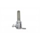Chrome Sifton Ball Petcock with Backward Outlet and Nut 35-0591