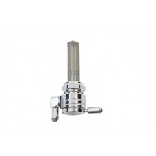 Chrome Sifton Ball Petcock with Downward Outlet and Nut 35-0593