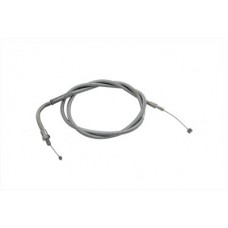 Chrome Spiral Throttle Cable 36-0511