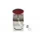 Chrome Tail Lamp Assembly With Oval Lamp 33-0569