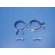 Exhaust Header Clamp Set Stainless Steel 31-0226