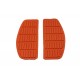 Footboard Orange Mat Set 28-0430