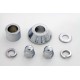 Front Axle Spacer Kit Smooth Style Chrome 2389-7