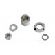 Front Axle Spacer Kit Smooth Style Chrome 2390-5