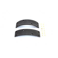 Front Brake Shoe Linings with Rivets 23-0506