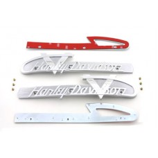 Gas Tank Emblems with Chrome Lettering 38-0806