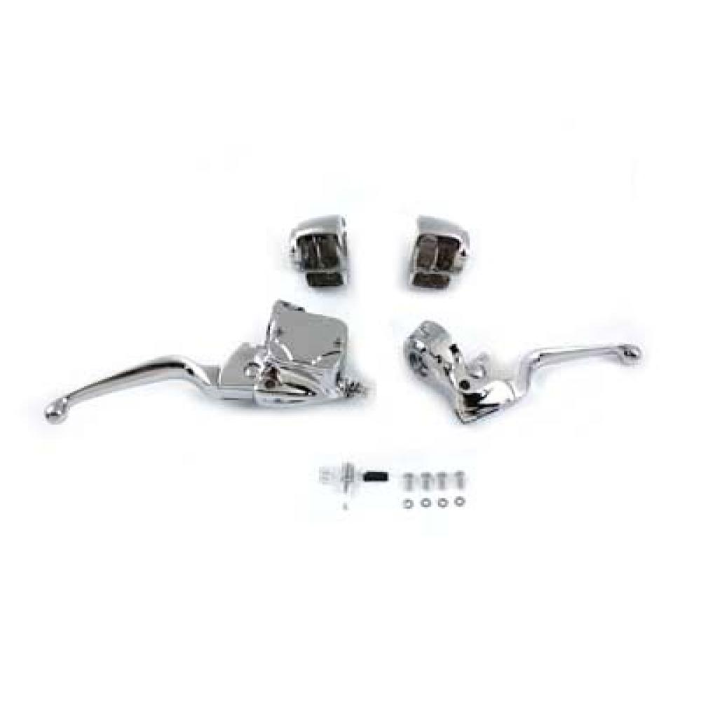 Handlebar Control Kit Chrome 260406 Vital VTwin Cycles