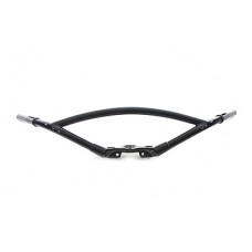 Hollywood Style Offset Handlebars Black 49-0373