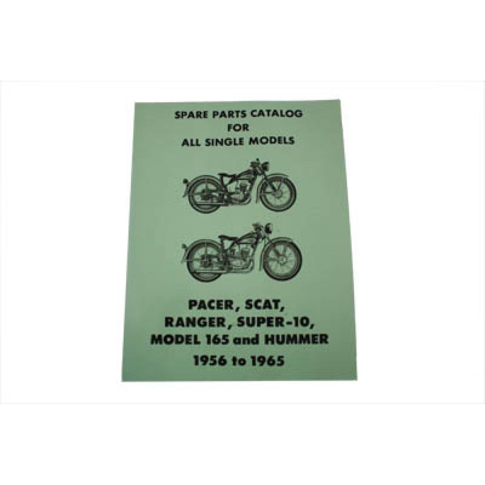 Hummer Spare Parts Catalog for 19561965 480982 Vital VTwin Cycles