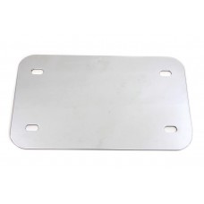 License Plate Frame Backing Plate Smooth Style Chrome 42-0221