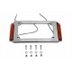 License Plate Frame Chrome with Side Lights 33-0323