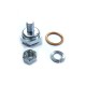 Linkert Carburetor Bowl Zinc Lock Nut 35-0853