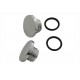 Medium Style Billet Gas Cap Set Vented and Non-Vented 38-0359