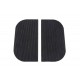 Mini Footboard Mat Set Black Rubber 28-0613