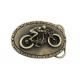 Motorcyclepedia Belt Buckle With Harley Hillclimber 48-0824