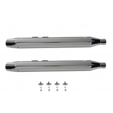 Muffler Set With Chrome Long Tapered End Tips 30-3110