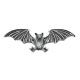 Pewter Bat Wing Emblem 48-0497