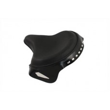 Police Style Black Solo Seat with Spears 47-0775