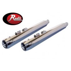 Radii Muffler Set With Chrome End Caps 30-0599