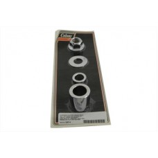 Rear Axle Spacer Kit Smooth Style Chrome 2257-4