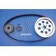 Rear Belt and Pulley Kit Chrome 20-0698