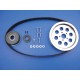 Rear Belt and Pulley Kit Chrome 20-0748