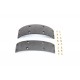 Rear Brake Shoe Lining with Rivets 23-1987